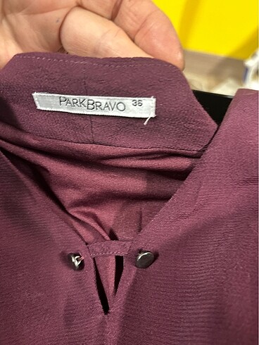 36 Beden bordo Renk Park Bravo sıfır elbise