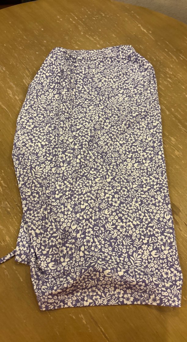 Mor Bağlamalı Drapeli Midi Etek - Görsel 3