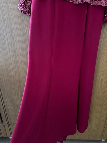 44 Beden bordo Renk Elbise