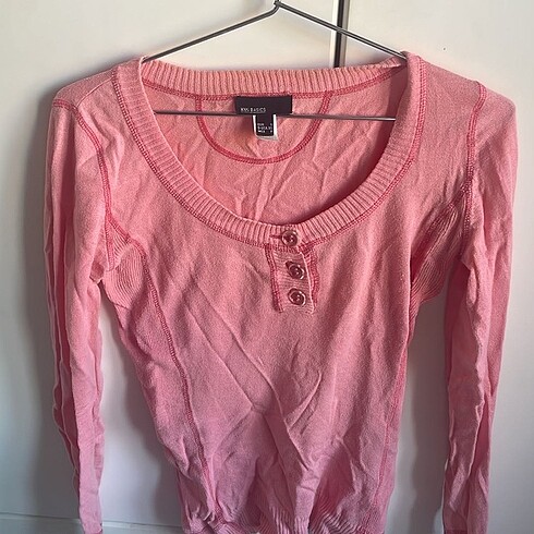 Mango marka somon/pembe renk small beden bluz