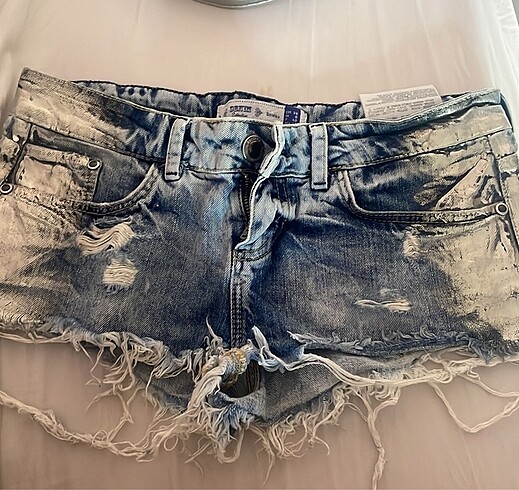 Gumus kot sort small beden bershka