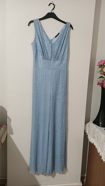 36 Beden Açık mavi tulum