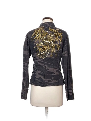 m Beden Vintage Love Kot Ceket %70 İndirimli.