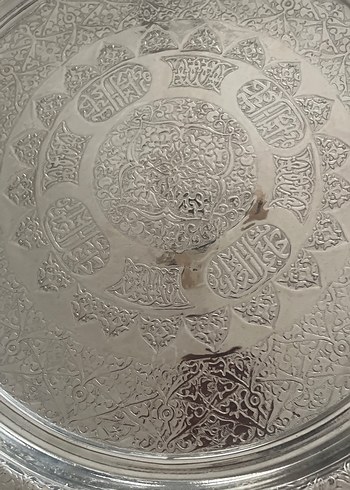 Diğer Antep Bakırı dövme işlemeli tepsi