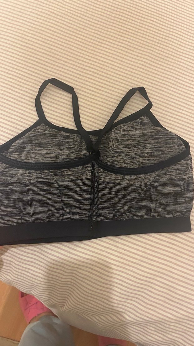 Tommy Hilfiger Gri Spor Büstiyer - Görsel 2