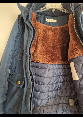 Kapüşonlu Kürklü Erkek Çocuk Mont - Görsel 4