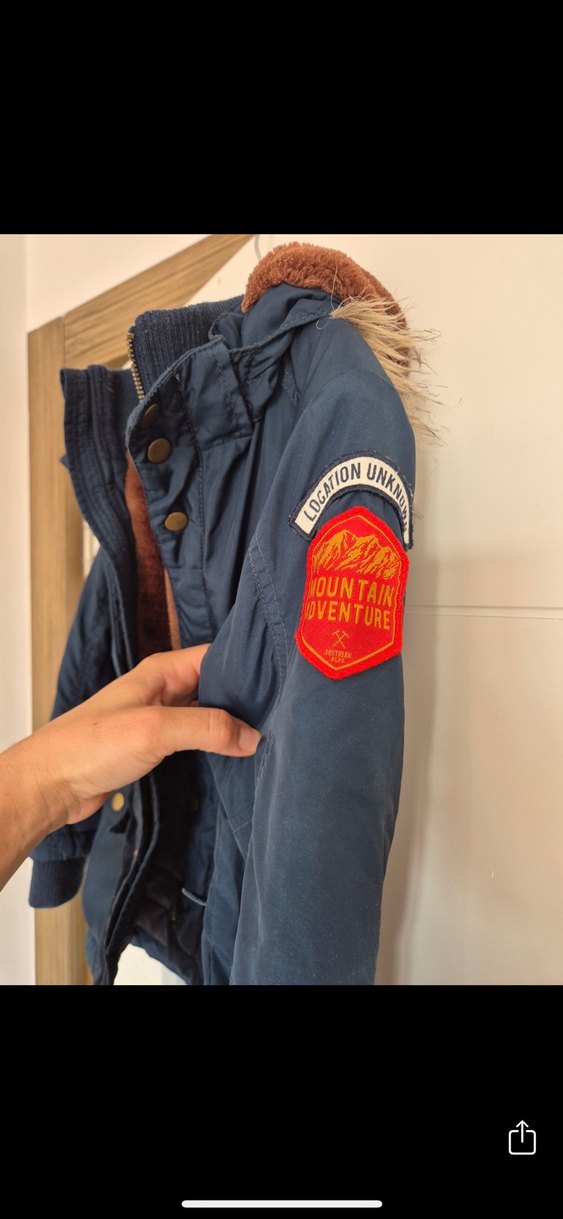 Kapüşonlu Kürklü Erkek Çocuk Mont - Görsel 3