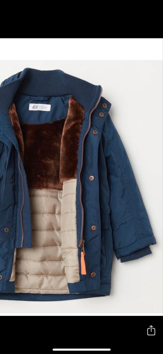 Kapüşonlu Kürklü Erkek Çocuk Mont - Görsel 2