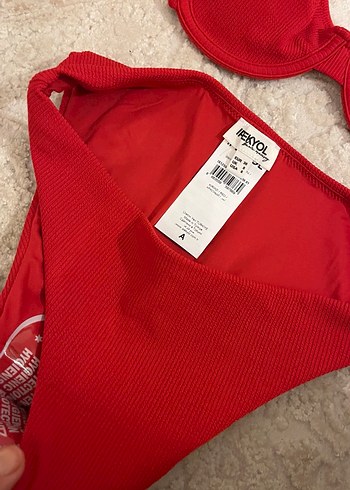 Koyu Kırmızı Kadın Bikini Takımı - Görsel 3