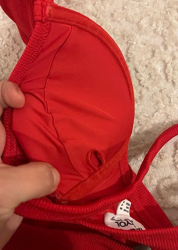 Koyu Kırmızı Kadın Bikini Takımı - Görsel 4