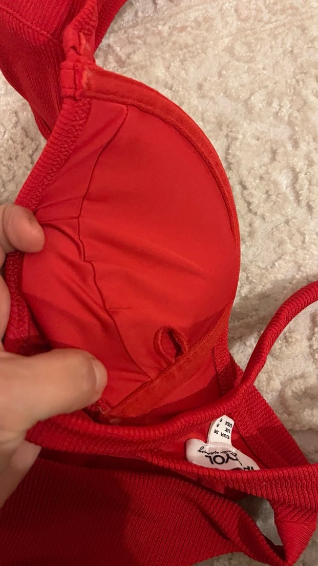 Koyu Kırmızı Kadın Bikini Takımı - Görsel 4