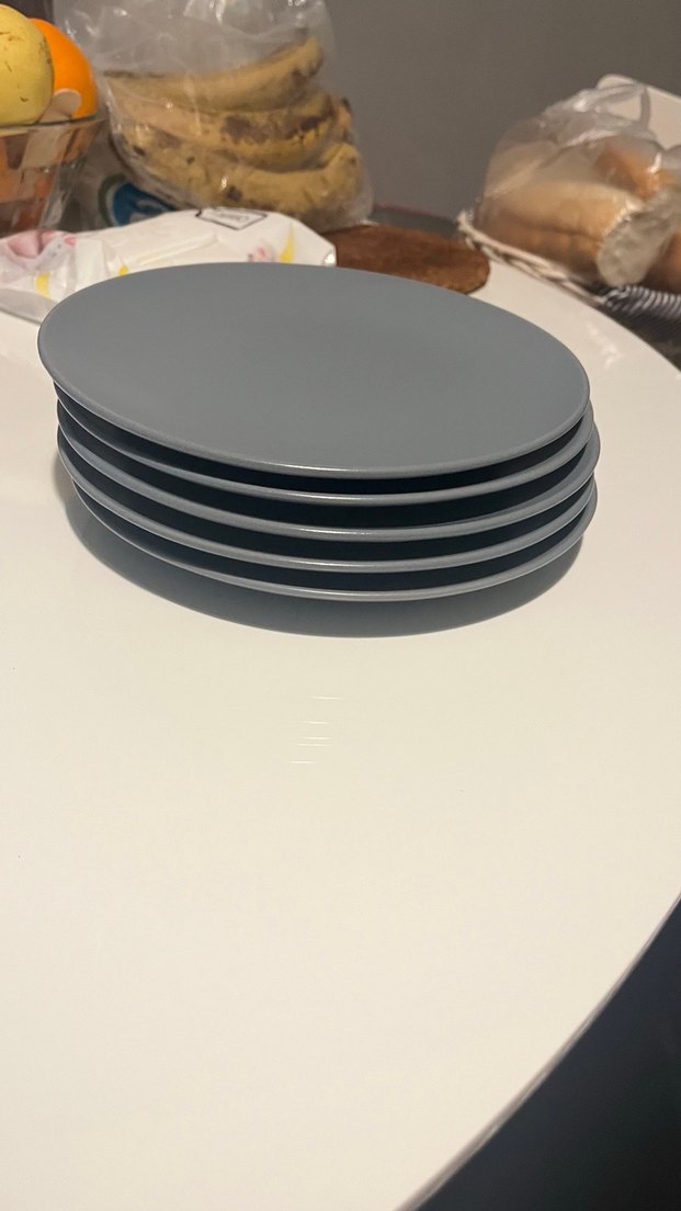 Gri Yuvarlak Saklama Kapları Seti - Görsel 2