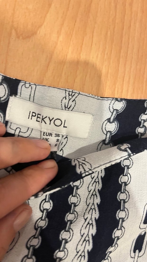 Nakışlı Bohem Uzun Hamile Etek - Görsel 2