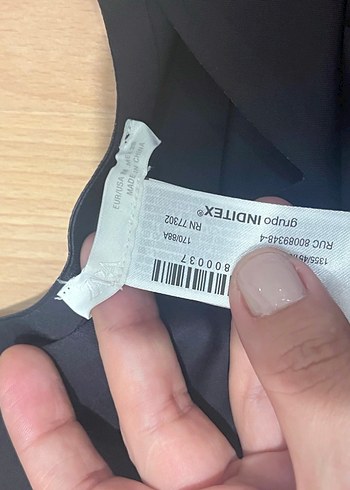 Siyah İnce Askılı Kadın Mayo - Görsel 3