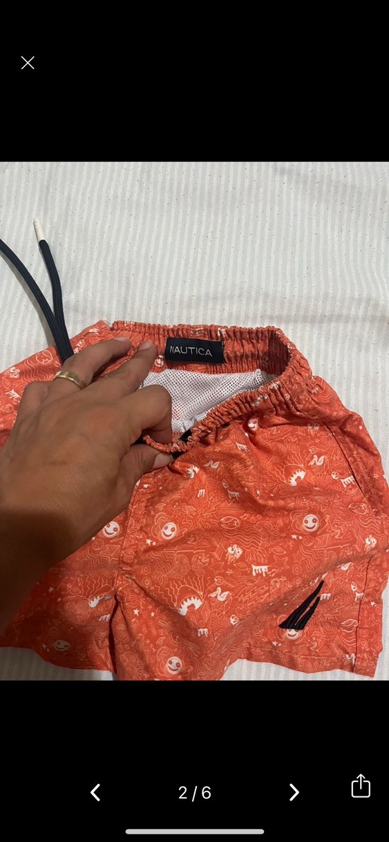 Kahverengi Erkek Çocuk Deniz Şortu - Görsel 2