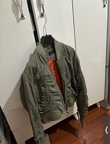 Zara bomber ceket haki