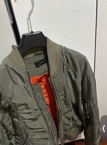 Zara Zara bomber ceket haki