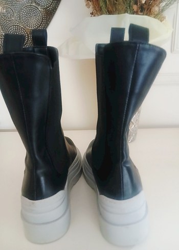 Siyah Platform Kadın Bot - Görsel 3