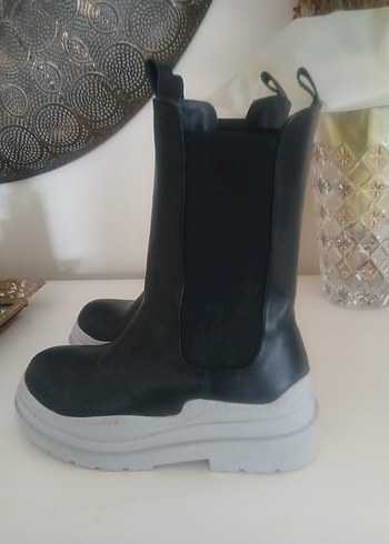 Siyah Platform Kadın Bot - Görsel 5