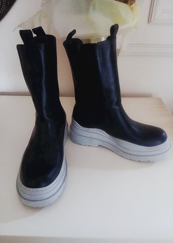 Siyah Platform Kadın Bot - Görsel 2