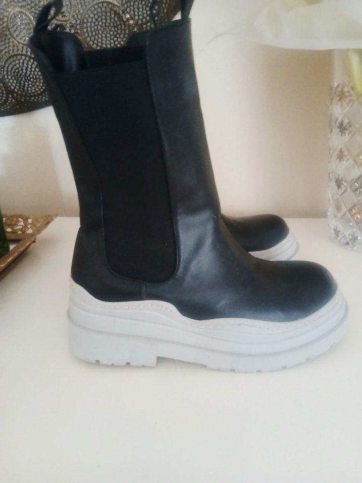 Siyah Platform  Kadın Bot - Görsel 4