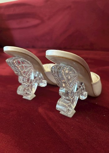 sophia webster Beyaz Yüksek Topuklu Kadın Abiye Ayakkabı - Görsel 5