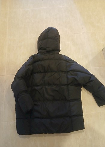 Siyah Fermuarlı Kadın Midi Mont - Görsel 3