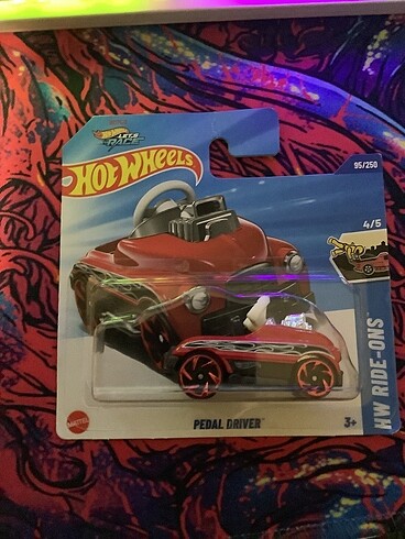 Pedal driver hotwheels th model