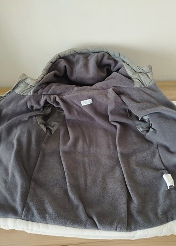 Kapüşonlu Fermuarlı Erkek Çocuk Mont - Görsel 7