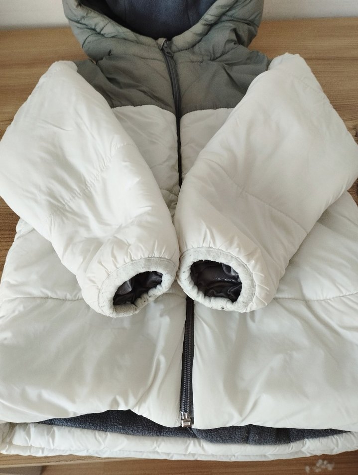 Kapüşonlu Fermuarlı Erkek Çocuk Mont - Görsel 2