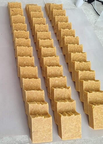 Havuç yağlı zeytinyağı sabunumuz #zeytinyağı #doğal #dogalsabun - Görsel 2