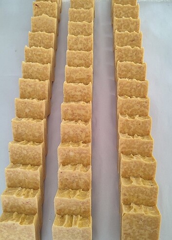 Havuç yağlı zeytinyağı sabunumuz #zeytinyağı #doğal #dogalsabun - Görsel 3