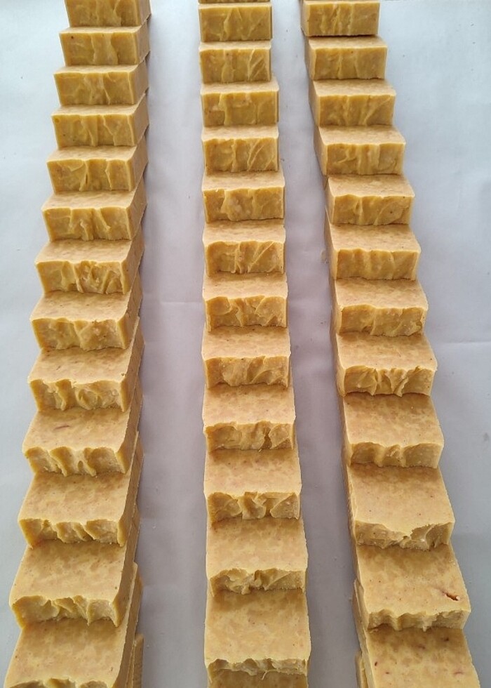 Havuç yağlı zeytinyağı sabunumuz #zeytinyağı #doğal #dogalsabun - Görsel 4