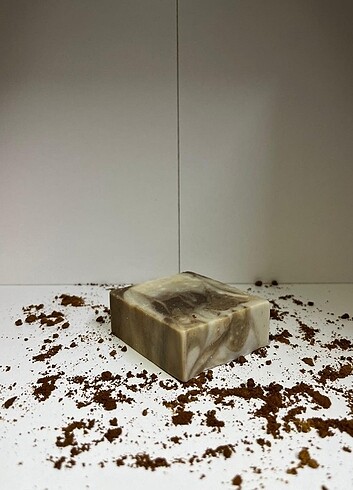 KAHVE SABUNU(KİL-KAKAO-KAHVELİ) #zeytinyağı #banyo #vücutbakımı - Görsel 6