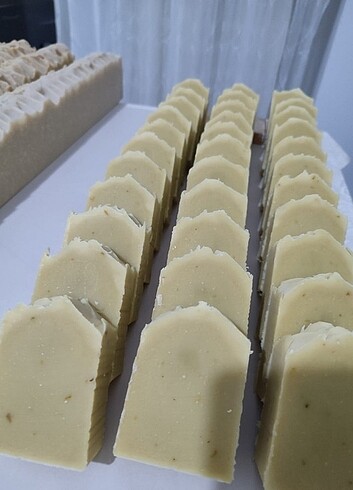 Papatya yağlı zeytinyağı sabunu #papatya #zeytinyağı #sabun - Görsel 2