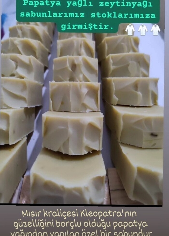 Papatya yağlı zeytinyağı sabunu #papatya #zeytinyağı #sabun - Görsel 5