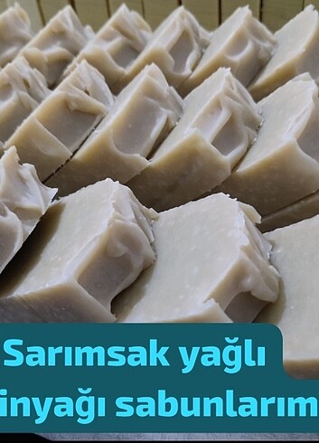 Sarımsak yağlı zeytinyağı sabun