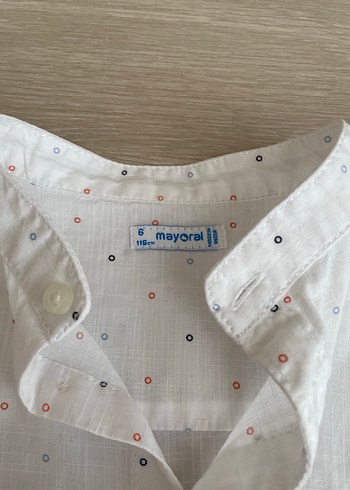 Mayoral Mayoral 6 yaş Uzun Kollu Düğmeli Erkek Çocuk Gömlek