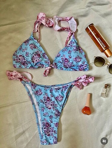 Sheinside Mini çiçekli bikini takımı ????????