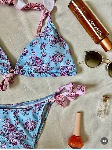 Mini çiçekli bikini takımı ????????