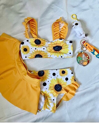 Shein 5 6 yaş kız çocuk bikini takımı ????