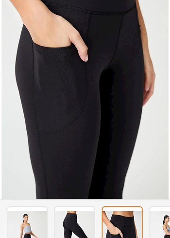 Los ojos Siyah Kadın İspanyol Paça Tayt - Görsel 3