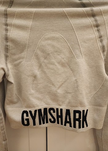 Kadın Gri Uzun Kollu Gymshark Spor üst - Görsel 3