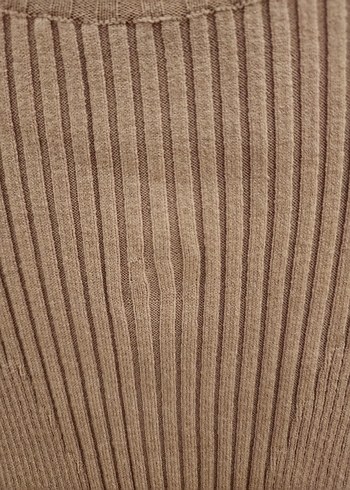 pembe lila triko boğazlı Kadın Kazak - Görsel 5