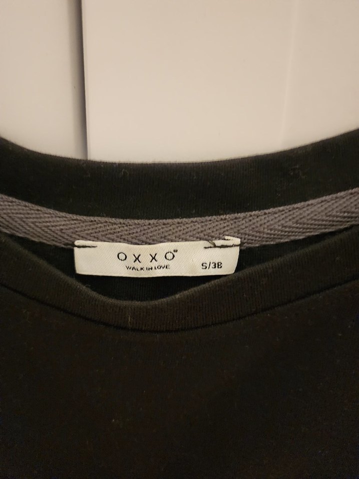 Oxxo Siyah Kayık Yaka Tişört - Görsel 3