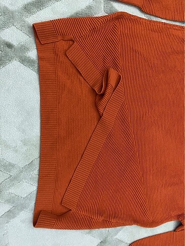 xxl Beden turuncu Renk Triko bluz