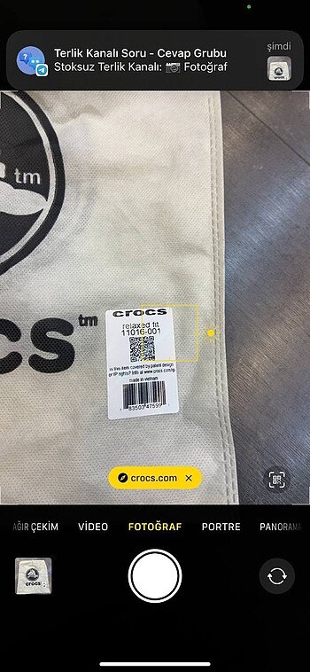 Crocs İTHAL TOZ TORBALI CROCS ÇOCUK