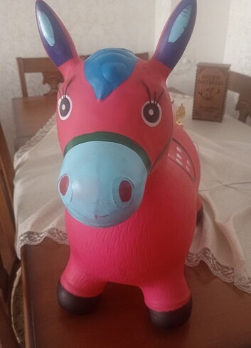 Oyuncak essek gayet güzeldir sifirdir oyuncak bebek oyuncagi ati