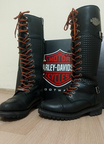 37 Beden siyah Renk Harley davidson çizme