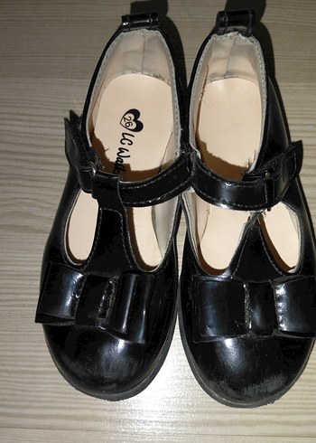 Kız Çocuk Siyah Rugan Tokalı Babet - Görsel 2